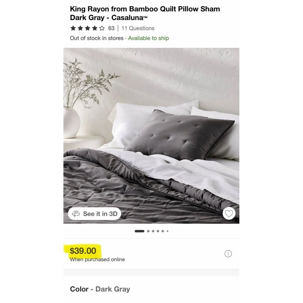 BUNDLE Casaluna King Bamboo Quilt Set| Coverlet | Bamboo Sheet Set Deal!!